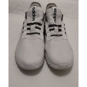 Adidas Lightweight PWJ 001004 White & Green Letters Running Shoe SZ 12.5 Used